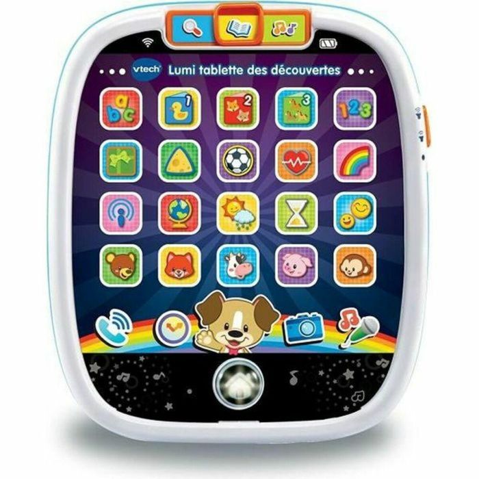 Vtech Baby Lumi White Discovery Tablet - Tableta Táctil Luminosa de Aprendizaje para Bebés 9-36 Meses