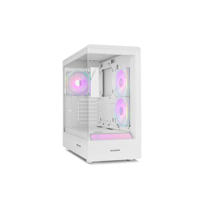 Nox Caja Hummer Signal | Semitorre Frameless Argb Blanco 2 Nox Caja Hummer Signal | Semitorre Frameless Argb Blanco 2