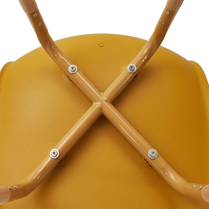 Home Deco Factory Silla Phenix Mostaza Essentiel - Diseño Escandinavo, Polipropileno y Hierro 5 Home Deco Factory Silla Phenix Mostaza Essentiel - Diseño Escandinavo, Polipropileno y Hierro 5