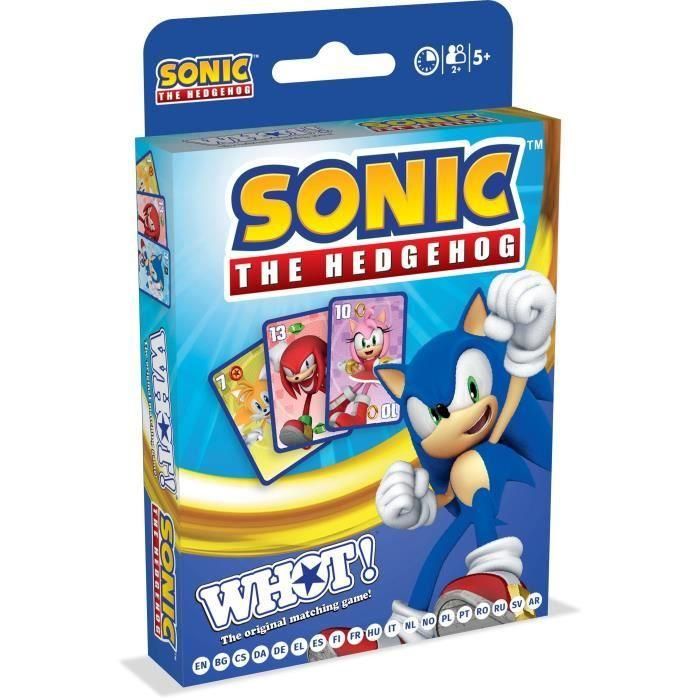 Winning Moves WIN5053410006686 - Juego de Cartas Sonic the Hedgehog para Toda la Familia