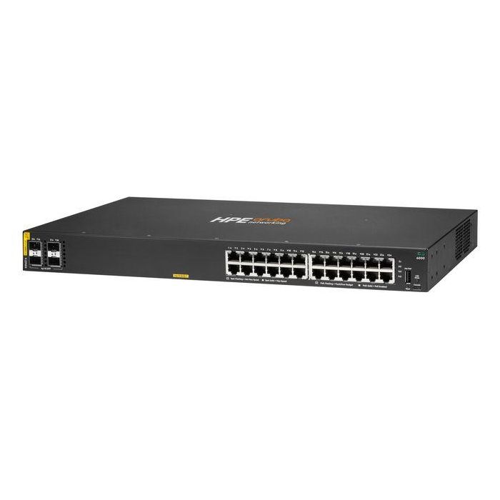 Hewlett Packard Enterprise CX 6000 24G Class4 PoE 4SFP 370W Switch de Acceso Gestionado para Redes IoT y Móviles 1