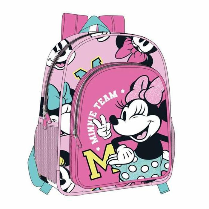 Mochila escolar mediana 38 cm minnie 31.0 x 12.0 x 38.0 cm Mochila escolar mediana 38 cm minnie 31.0 x 12.0 x 38.0 cm