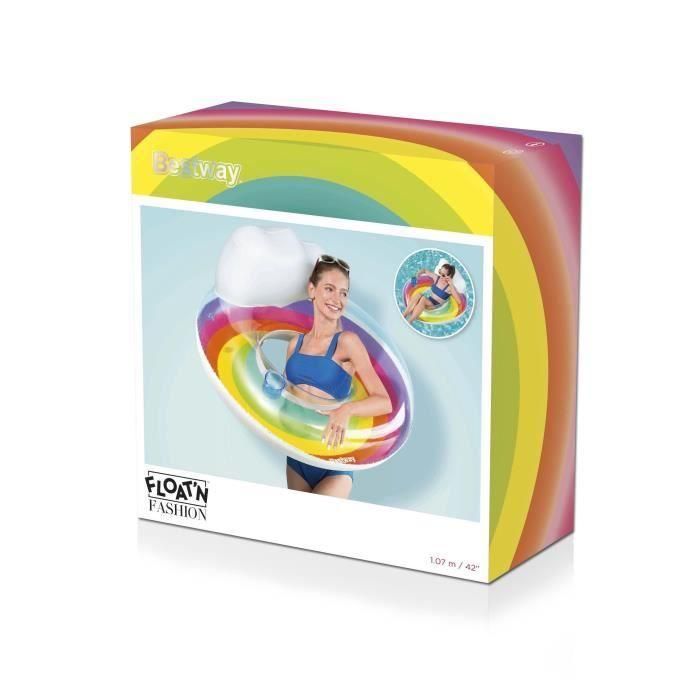 Bestway Rueda Hinchable Arcoiris D107 cm +12 Años Playa y Piscina 43647 5