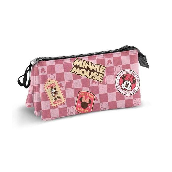 Karactermania Estuche Portatodo Triple Minnie Mouse Journey, Rosa, 23 x8 x11 cm 4 Karactermania Estuche Portatodo Triple Minnie Mouse Journey, Rosa, 23 x8 x11 cm 4
