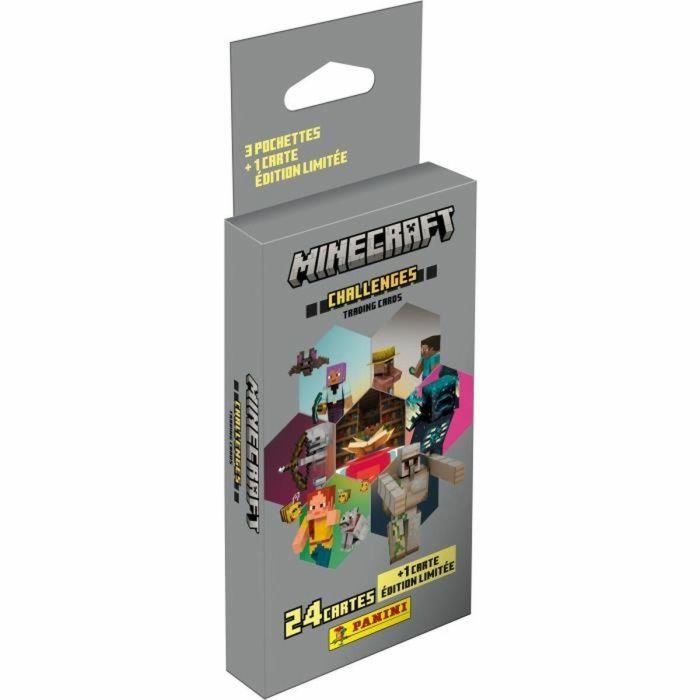 Panini PAN8051708022292 Pegatinas Minecraft TC 4 Blíster 3 compartimentos con 1 Tarjeta Edición Limitada y 24 Pegatinas 1 Panini PAN8051708022292 Pegatinas Minecraft TC 4 Blíster 3 compartimentos con 1 Tarjeta Edición Limitada y 24 Pegatinas 1