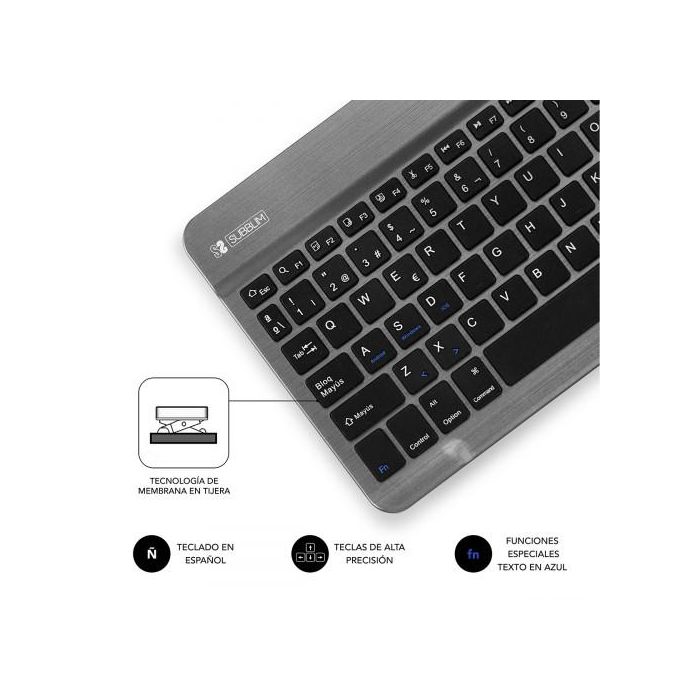 SUBBLIM Teclado Smart BT Keyboard Grey SUBBLIM Teclado Smart BT Keyboard Grey