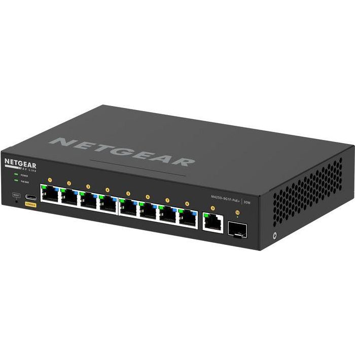 Netgear 8x1G PoE+ 110W 1x1G and 1xSFP Managed Switch 7 Netgear 8x1G PoE+ 110W 1x1G and 1xSFP Managed Switch 7