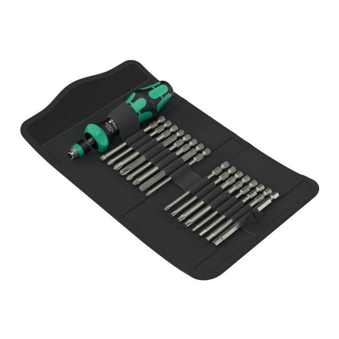 Wera Kompakt 60 RA-R 1 Destornillador Múltiple Magnético con 17 Piezas y Funda de Transporte