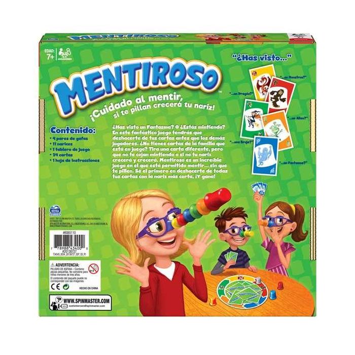 Juego de mesa mentiroso. deshazte de tus cartas sin mentir. 24x24x4'7cm 7 Juego de mesa mentiroso. deshazte de tus cartas sin mentir. 24x24x4'7cm 7