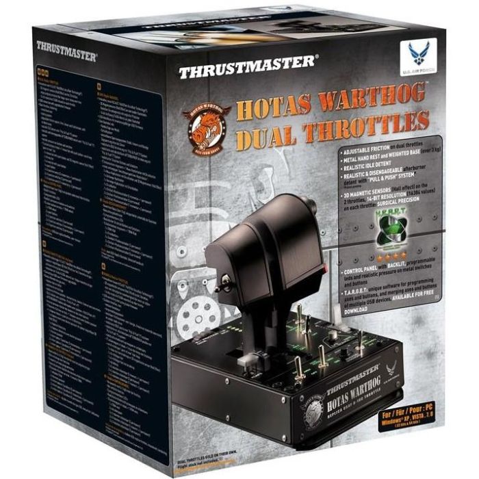 Thrustmaster HOTAS Warthog Dual Throttles Simulador de Vuelo PC USB Negro 2960739