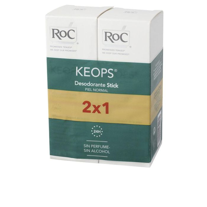Roc Keops Desodorante Stick Piel Normal Lote 2 Pz Roc Keops Desodorante Stick Piel Normal Lote 2 Pz