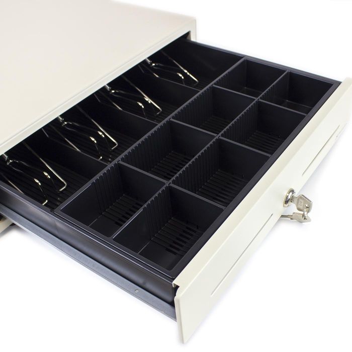 Cajón Portamonedas Manual Blanco 41 X 1 Cajón Portamonedas Manual Blanco 41 X 1