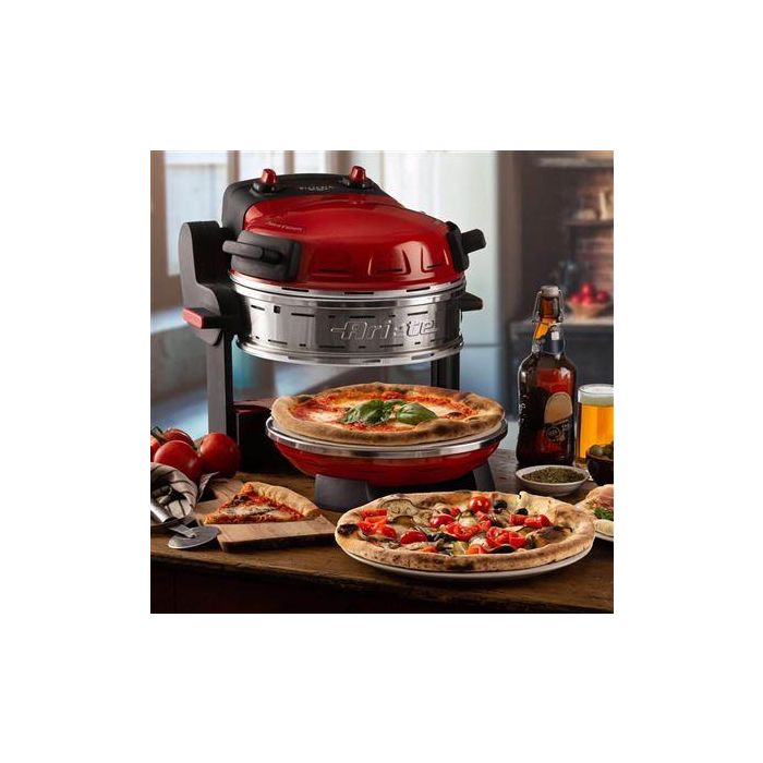 Ariete 927/00 Horno Doble para Pizza con Placas de Piedra Refractaria 8