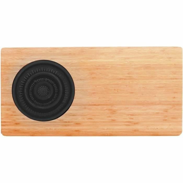 Jocca 1633N - Tabla de cortar de bambú con colador, apta para fregadero, 58x29cm 2 Jocca 1633N - Tabla de cortar de bambú con colador, apta para fregadero, 58x29cm 2