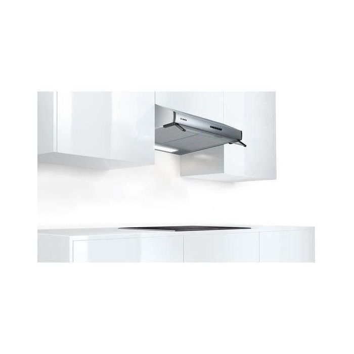 Bosch DUL63CC50 Campana Extractora Mural 60 cm Acero Inoxidable 350 m³/h 72 dB 3 Velocidades Evacuación y Recirculación LED 2 Bosch DUL63CC50 Campana Extractora Mural 60 cm Acero Inoxidable 350 m³/h 72 dB 3 Velocidades Evacuación y Recirculación LED 2