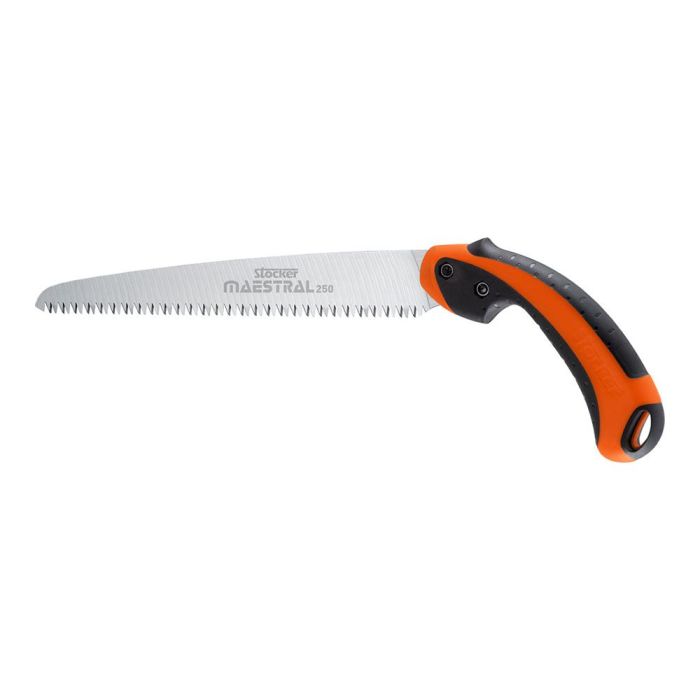 Stocker Serrucho maestral 250, hoja recta 25 cm, acero tratado térmicamente, mango ergonómico