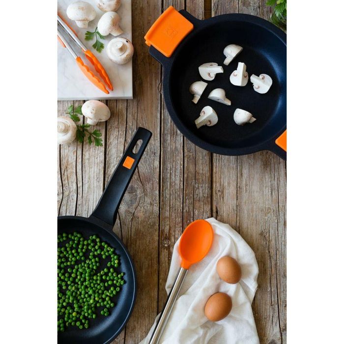 Sartén Wok BRA Sartén Efficient Negro Aluminio Ø 24 cm 8