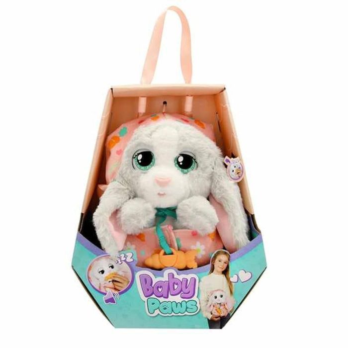 Imc Toys Peluche cachorro Bunny Baby Paws con sonido y bolsa transportable personalizada para +3 años Imc Toys Peluche cachorro Bunny Baby Paws con sonido y bolsa transportable personalizada para +3 años