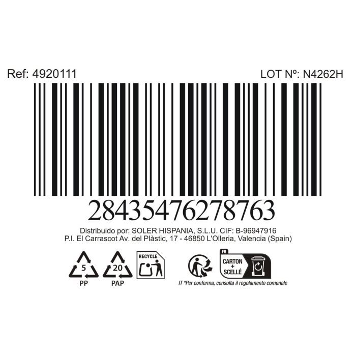 La Mediterranea Mug 200 cc Azul "Almudena" - 7.5x8.5x10.5 cm (36 Unidades) 3