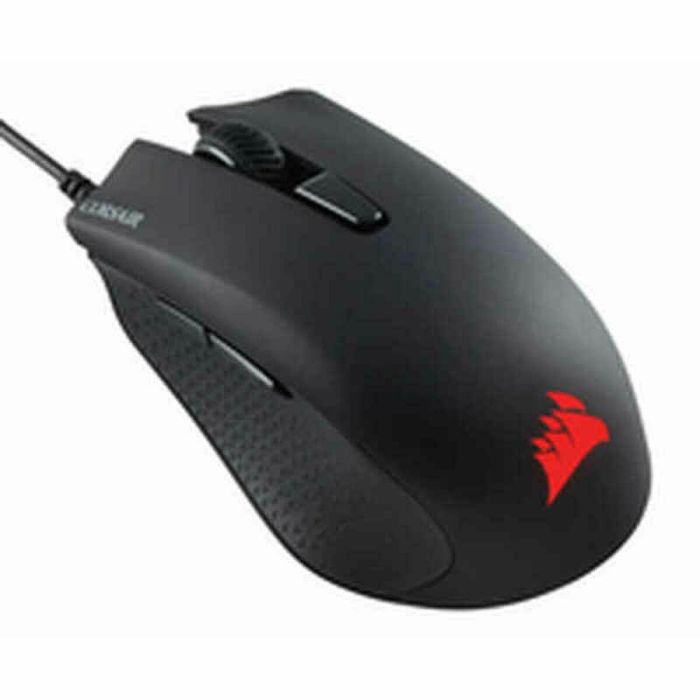 Corsair CH-9301111-EU Ratón Óptico Gaming HARPOON RGB PRO FPS/MOBA, 12000 DPI, Retroiluminación RGB, 85g Ligero, Negro