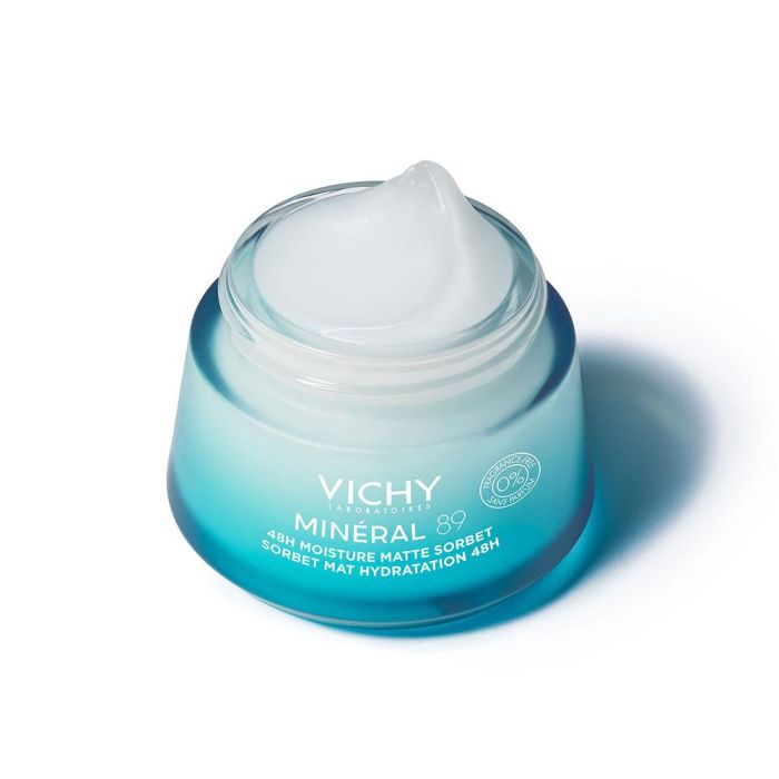 Vichy Mineral 89 Gel Sorbete Mate Hidratante 48H con Ácido Hialurónico para Pieles Mixtas y Grasas 50 ml 2