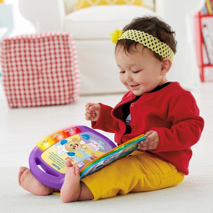 Fisher-Price Frc69 Libro Musical Interactivo Aprendizaje Perrito Ríe y Aprende Letras Números Formas Colores Bebés +6 meses 4 Fisher-Price Frc69 Libro Musical Interactivo Aprendizaje Perrito Ríe y Aprende Letras Números Formas Colores Bebés +6 meses 4