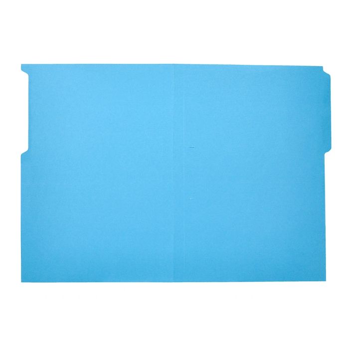 Liderpapel Subcarpeta Cartulina Folio Pestaña Izquierda 240g/m2 Azul 8