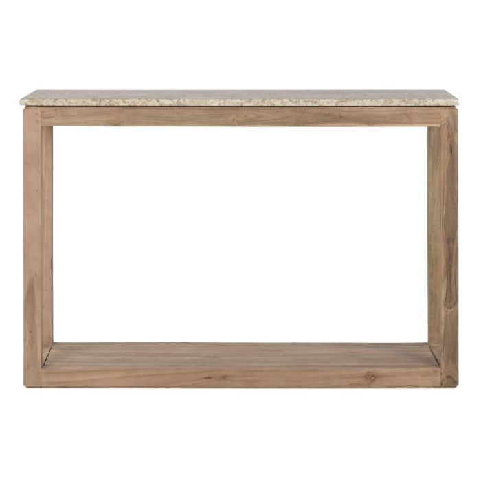 DKD Home Decor Consola Colonial Elegante de Madera Reciclada y Mármol Natural, Mueble Auxiliar para Salón o Recibidor | 120x40x80 cm 2 DKD Home Decor Consola Colonial Elegante de Madera Reciclada y Mármol Natural, Mueble Auxiliar para Salón o Recibidor | 120x40x80 cm 2