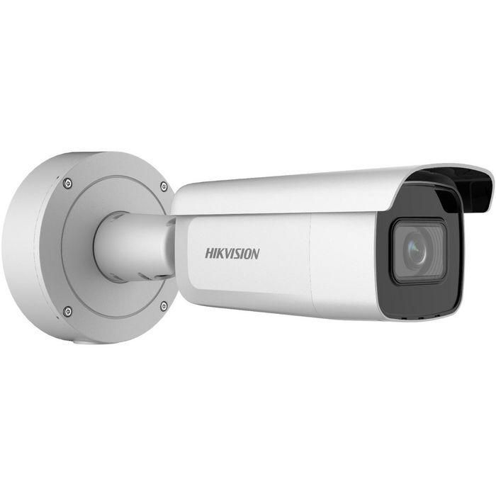 Hikvision Cámara IP bullet 2M AcuSense 2.8-12mm antivandálica IR60 WDR H.265+ IK10 IP66 12V/PoE. Audio, alarma 1