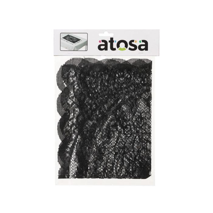 Mantel Centro de Mesa de Encaje Diseño Araña para Halloween 48x30 cm 1 Mantel Centro de Mesa de Encaje Diseño Araña para Halloween 48x30 cm 1