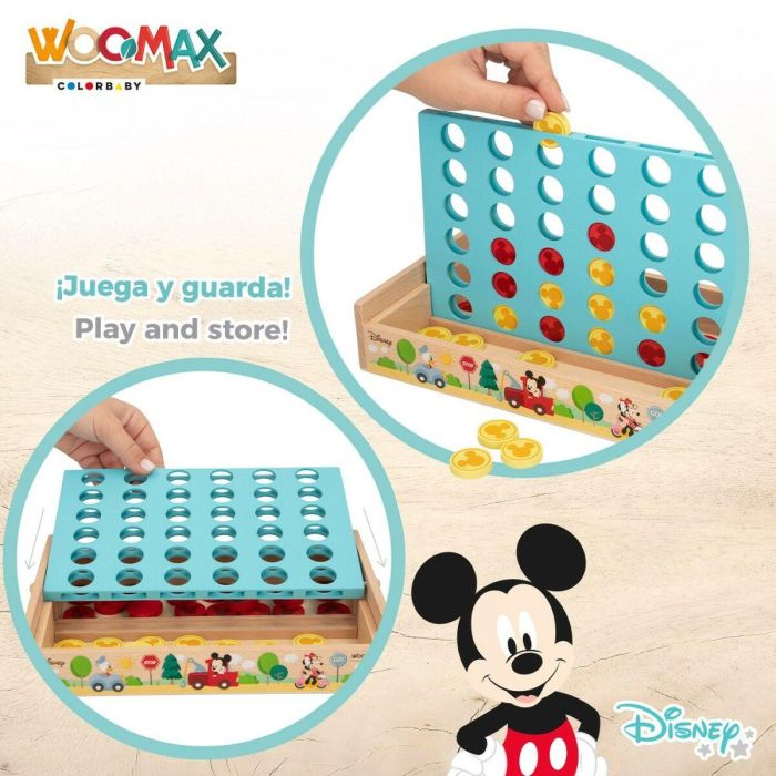 4 en Raya Disney 25 x 16 x 15,5 cm (6 Unidades) (37 Piezas) 4