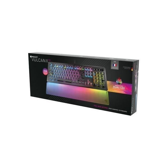 Teclado gaming óptico y mecánico - ROCCAT - ROC-12-004 Vulcan II Max - Lineal - Iluminación RGB - Negro 4