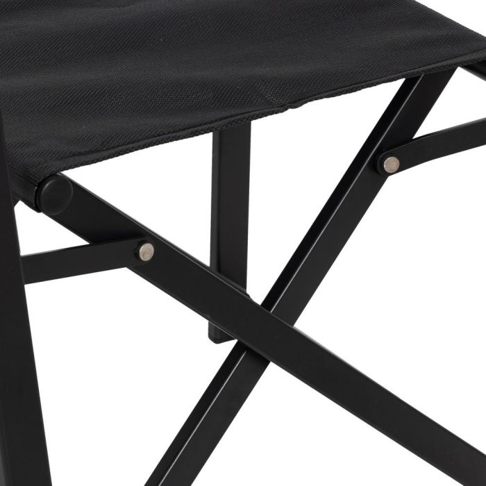 Silla Director Negro Aluminio-Textileno 56 X 53 X 84 cm