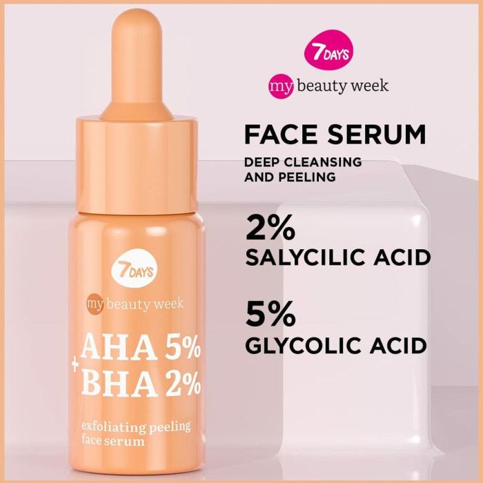 7Days Aha 5%+Bha 2% Serum Exfoliante Facial 2