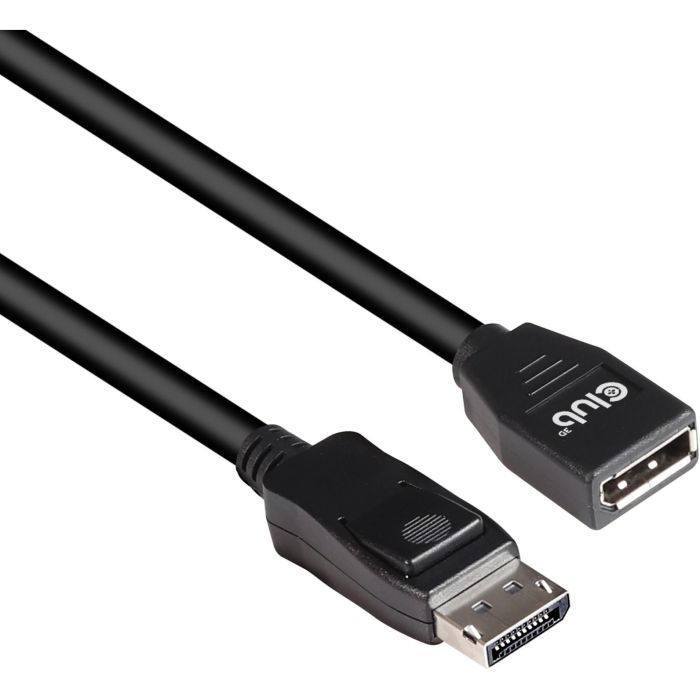 Club3D CAC-1022 Cable Extensión DisplayPort 1.4 Macho/Hembra 8K@60Hz - 2 Metros para 7680x4320 0 Club3D CAC-1022 Cable Extensión DisplayPort 1.4 Macho/Hembra 8K@60Hz - 2 Metros para 7680x4320 0