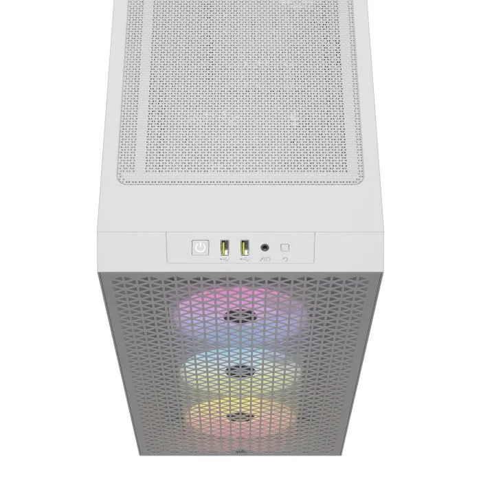 Corsair CC-9011256-WW 3000D RGB Airflow Midi Tower ATX Gaming Caja Blanca con Ventana y Iluminación Multi 3 Corsair CC-9011256-WW 3000D RGB Airflow Midi Tower ATX Gaming Caja Blanca con Ventana y Iluminación Multi 3
