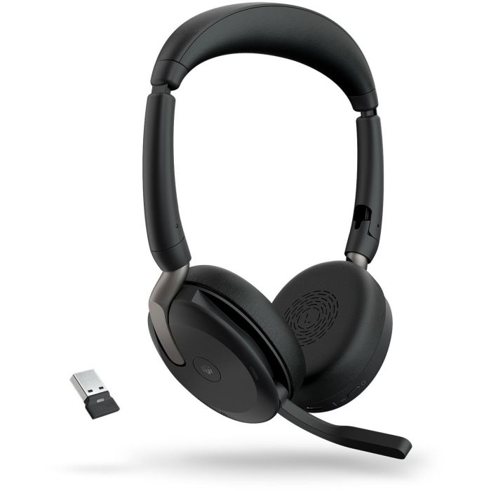 Jabra Evolve2 65 Flex MS Stereo USB-A - Auriculares Inalámbricos Diadema con Micrófono para Oficina/Centro de Llamadas 3