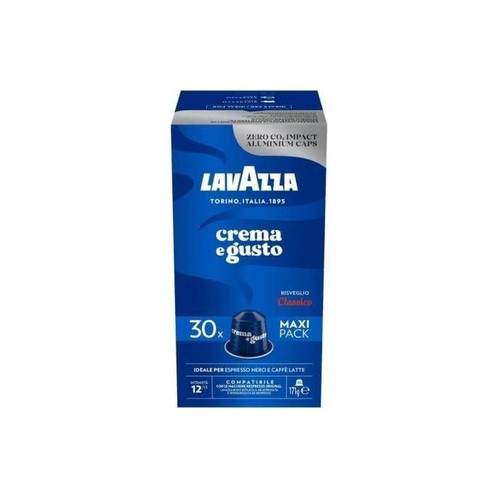 Lavazza 8679 Cápsulas de Café Crema e Gusto Clásico para Nespresso. Intenso (12), Tueste Oscuro, Especias y Chocolate, 30 Und. Lavazza 8679 Cápsulas de Café Crema e Gusto Clásico para Nespresso. Intenso (12), Tueste Oscuro, Especias y Chocolate, 30 Und.