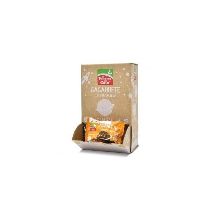 LA FINESTRA SUL CIELO Energy Ball Cacahuete-Banana Eco Sin Gluten Vegano - 20 Unidades