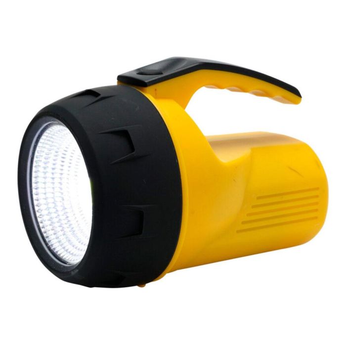 Linterna led de mano 180 lm, 4 x aa (no incluidas), amarilla, ø80 x 143 mm Linterna led de mano 180 lm, 4 x aa (no incluidas), amarilla, ø80 x 143 mm