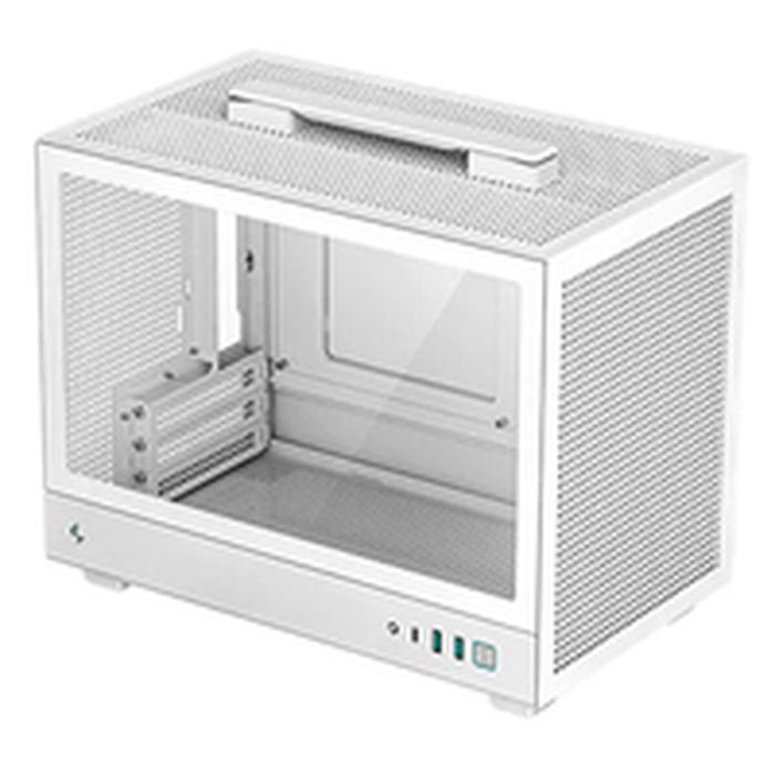 Deepcool Caja Ordenador Gaming Mini-ITX CH160, Blanco, Compatible con Tarjetas Gráficas hasta 30.5 cm, Panel de Vidrio Templado 2 Deepcool Caja Ordenador Gaming Mini-ITX CH160, Blanco, Compatible con Tarjetas Gráficas hasta 30.5 cm, Panel de Vidrio Templado 2