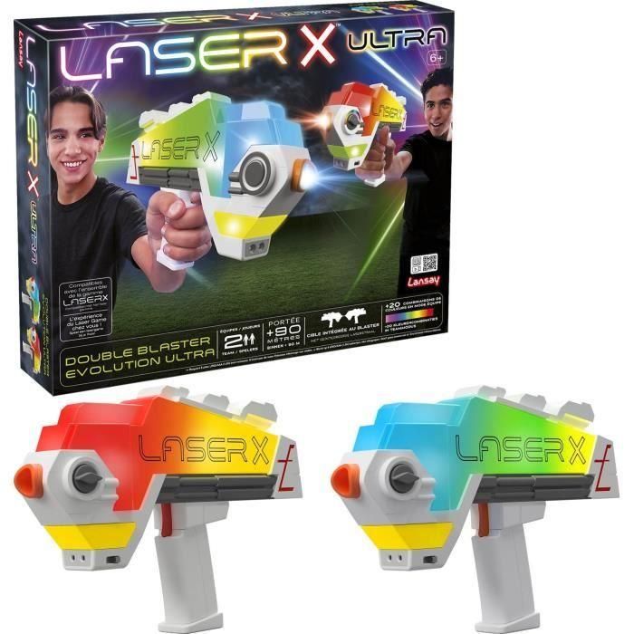 Juego láser - LANSAY - 87552 - Laser X - Double Blaster Evolution Ultra 1 Juego láser - LANSAY - 87552 - Laser X - Double Blaster Evolution Ultra 1
