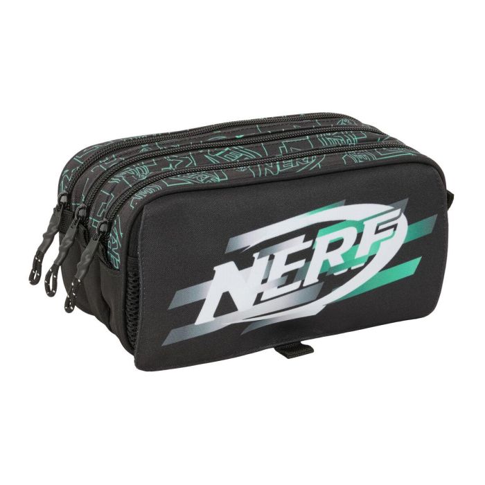 Portatodo Triple Nerf Game Negro 21,5 x 10 x 8 cm