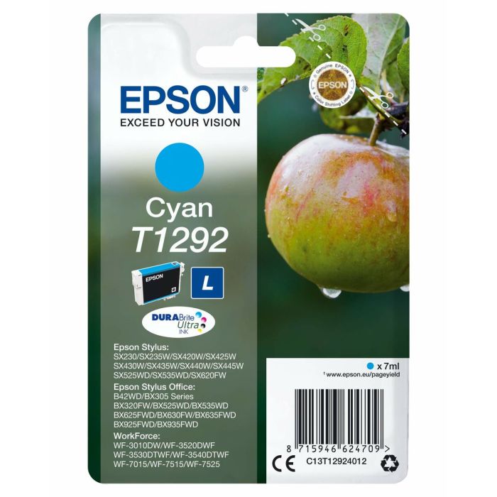 Cartucho de Tinta Original Epson SX 235W /420W/425W/ OFFICE BX305F/320FW Cian (10 Unidades) 1