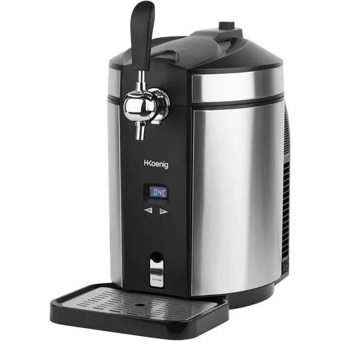 Dispensador de cerveza HKoeNIG - Para todos los barriles de 5L - Negro / Acero inoxidable - BW1880 1 Dispensador de cerveza HKoeNIG - Para todos los barriles de 5L - Negro / Acero inoxidable - BW1880 1