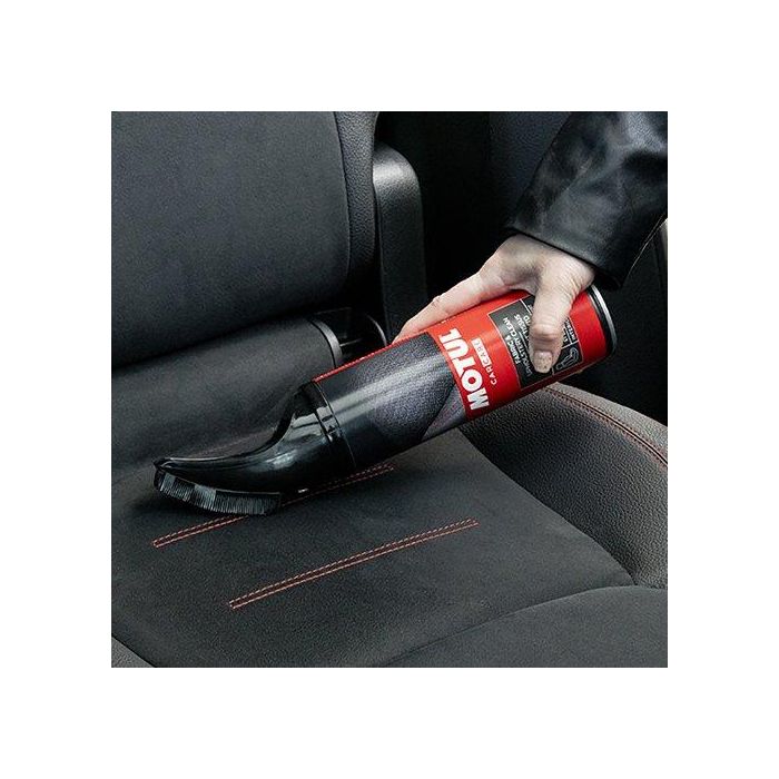 Motul MTL110141 Limpia Tapicerías, Limpiador de Tejidos y Moquetas en Spray con Cepillo Incorporado para Automóvil