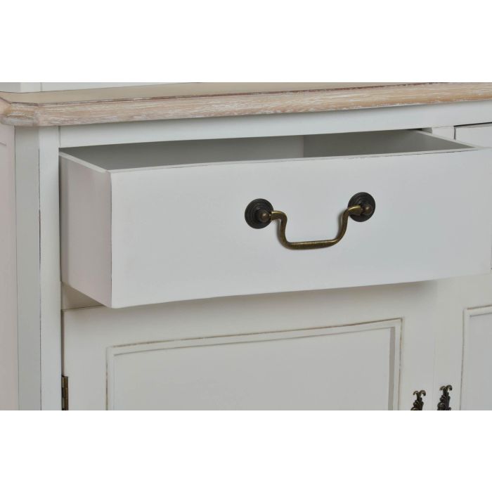 Vitrina DKD Home Decor Cristal Madera Blanco (88 x 40 x 200 cm) 1