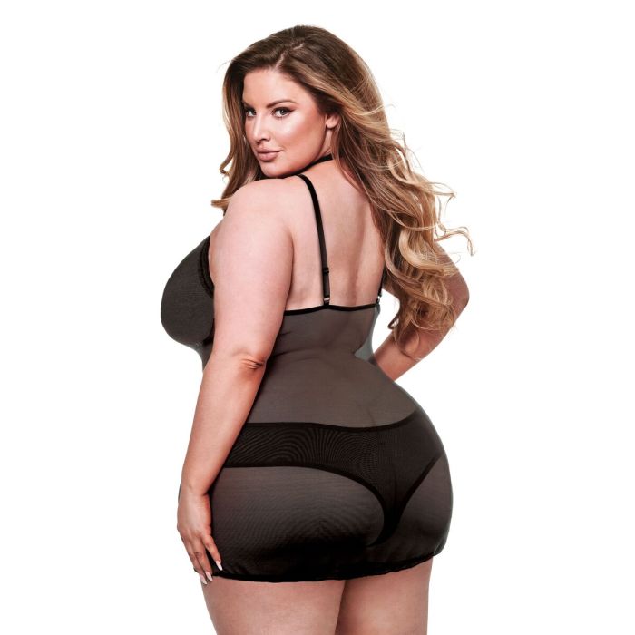 Conjunto de Lencería Baci Lingerie Negro (Queen size) 2 Conjunto de Lencería Baci Lingerie Negro (Queen size) 2