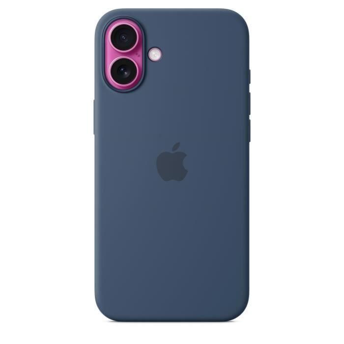 APPLE iPhone 16 Plus - Funda de silicona con MagSafe - Mezclilla 2 APPLE iPhone 16 Plus - Funda de silicona con MagSafe - Mezclilla 2