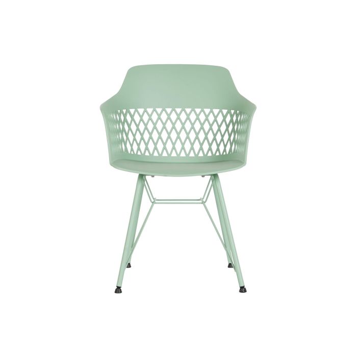 DKD Home Decor Silla Shenglong 3 Scandi Urban Verde PP Metal 57x57x80.5 cm 5